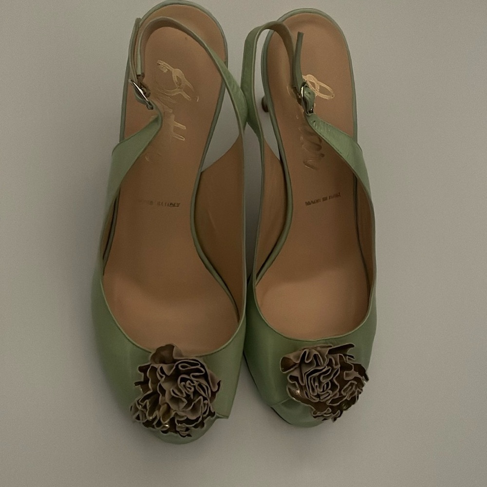 Butter heels Serina aqua women size: 7 1/2
